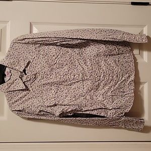 Button down with pearl snaps